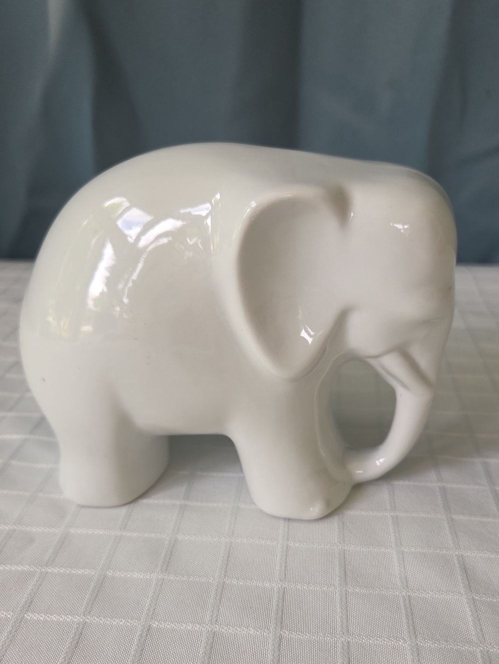 Vtg. Naaman Israel Porcelain Elephant